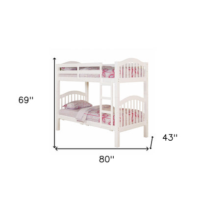 Heartland Twin/Twin Bunk Bed, White