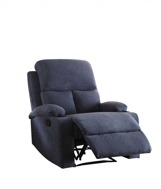 32" Chocolate Linen Recliner