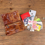 Load image into Gallery viewer, New Top Layer Cow Leather Hand-painted Old Long Wallet Man
