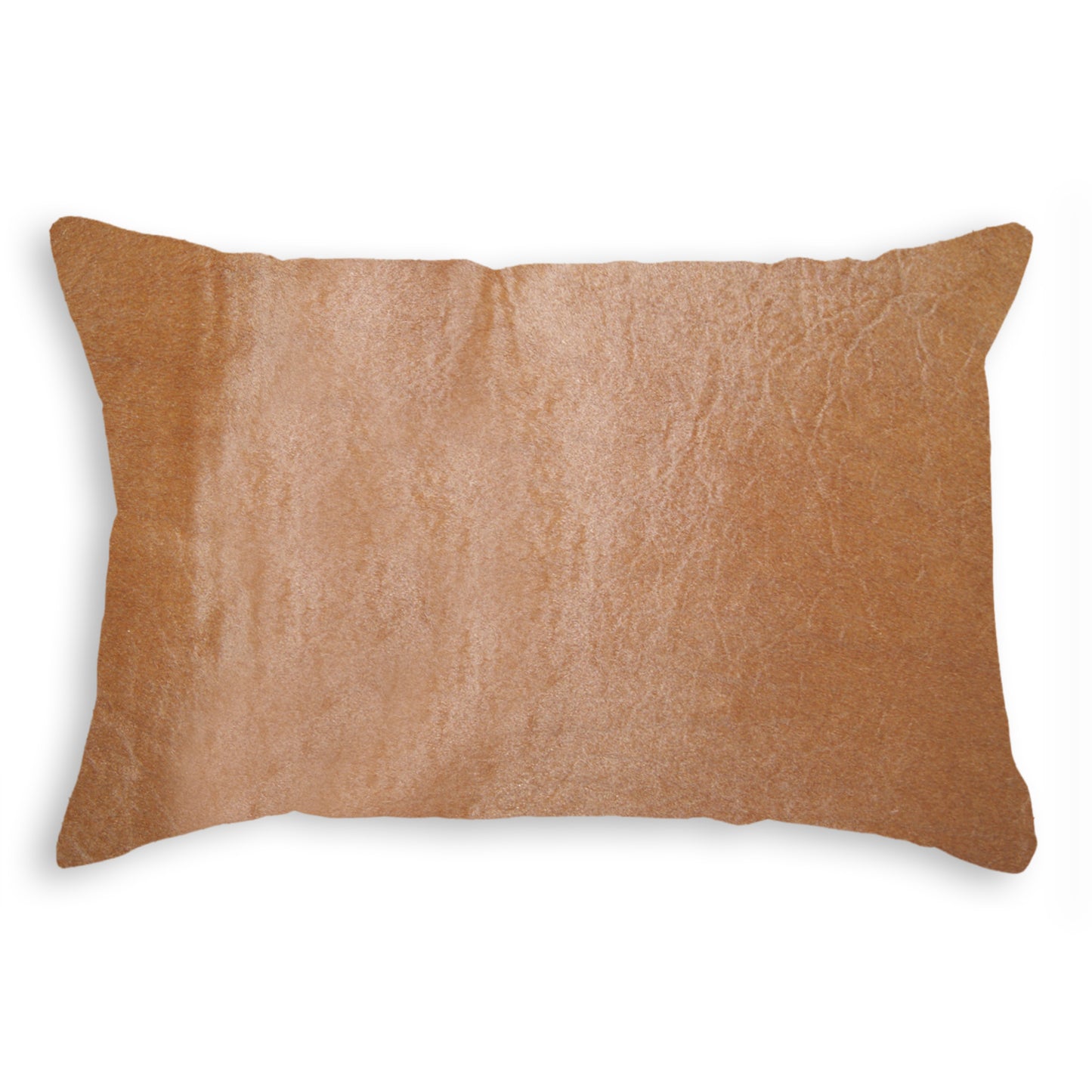 12" X 20" Natural Cowhide Throw Pillow