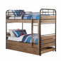 Oak Twin Industrial Bunk Bed