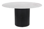 Load image into Gallery viewer, Izola Dining Table White &amp; Black
