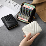 Load image into Gallery viewer, Multiple Card Slots Wallet Niche Card Holder Female
