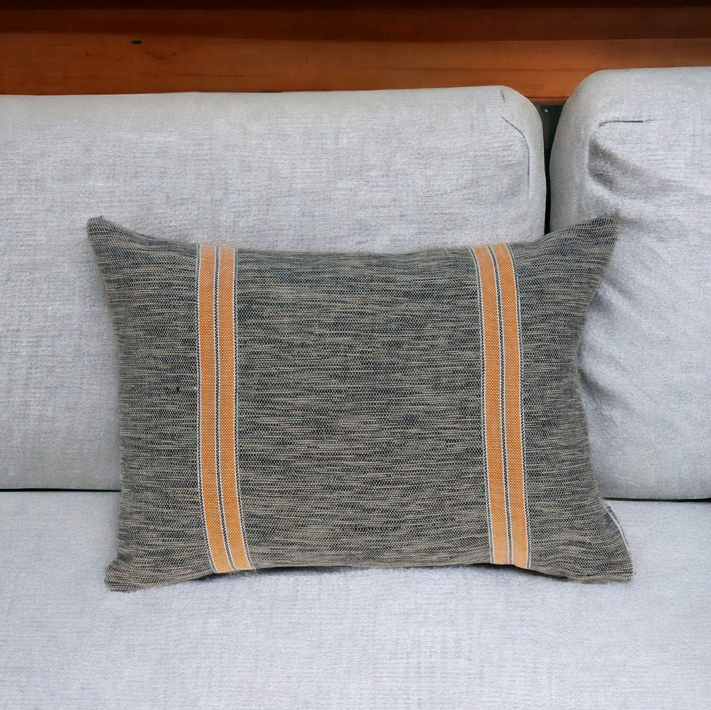 14" X 20" Multicolor Cotton Throw Pillow Cover