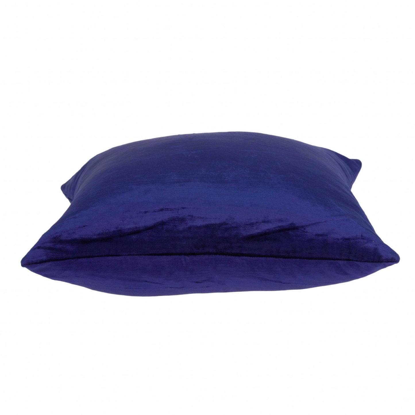 22" Royal Blue Cotton Blend Throw Pillow