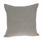 22" Gray Cotton Blend Throw Pillow