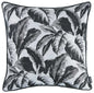 17" Black and White Throw Pillow Cover