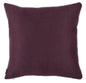 18" Purple and White Throw Pillow Cover