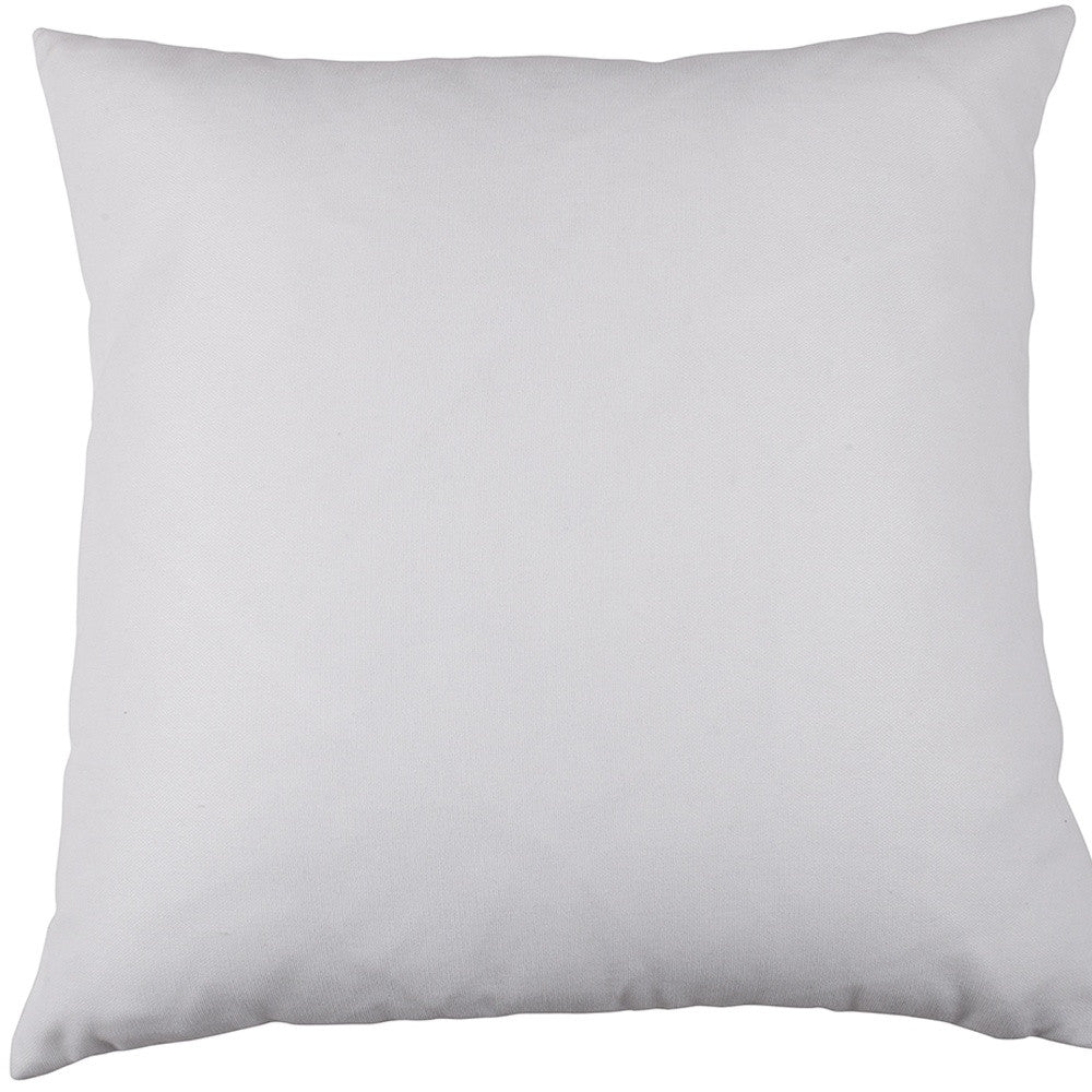 18" Blue and White Throw Pillow Cover