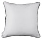 18" Black and White Throw Pillow Cover