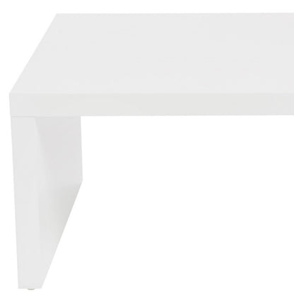 47" White Coffee Table