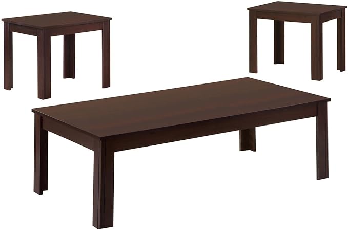 Set of Three 44" Espresso Coffee Table