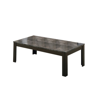 Set of Three 44" Black Coffee Table