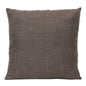 18" Brown Mocha Tweed Throw Pillow