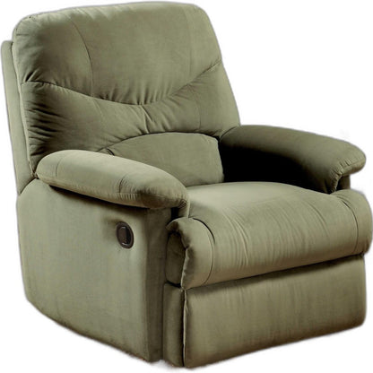 35" Beige Microfiber Recliner