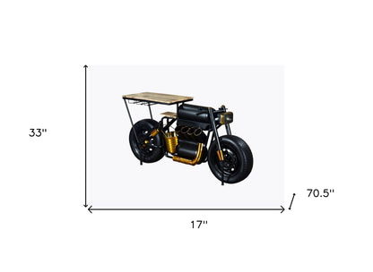 17" X 70.5" X 33" Vector Bike Bar