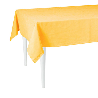 55" Merry Christmas Square Tablecloth In  Yellow