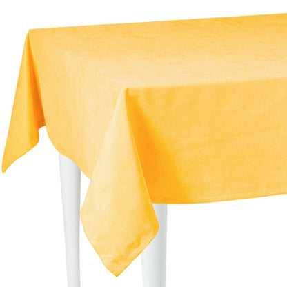 55" Merry Christmas Square Tablecloth In  Yellow