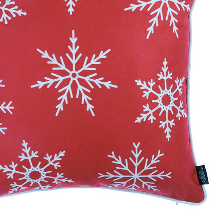 Set Of 4 18" Merry Christmas Throw Pillow Cover In Multicolor