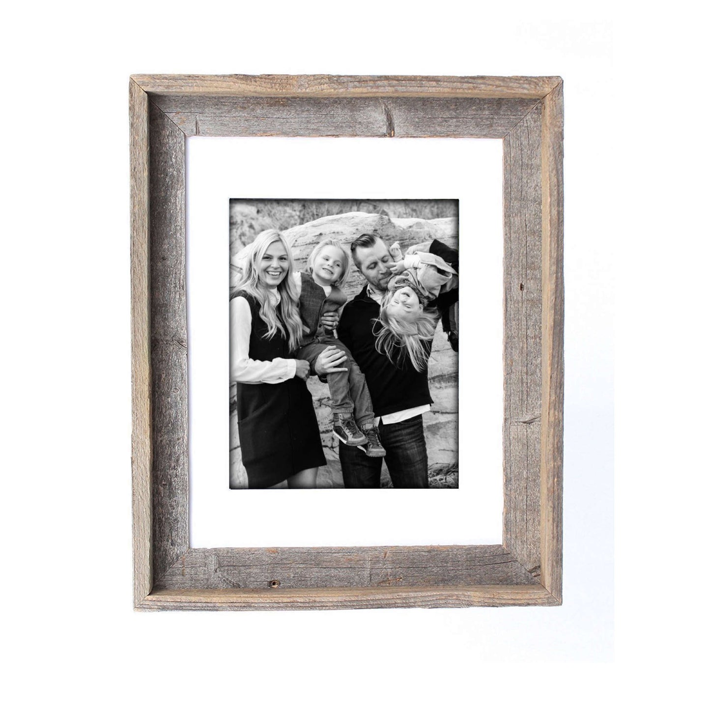 16" X 20" Rustic Reclaimed Wood Picture Frame