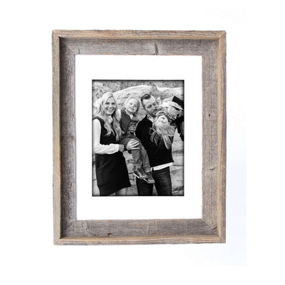 16" X 20" Rustic Reclaimed Wood Picture Frame