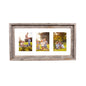 3 5X7 Rustic White Picture Frame With Plexiglass Holder