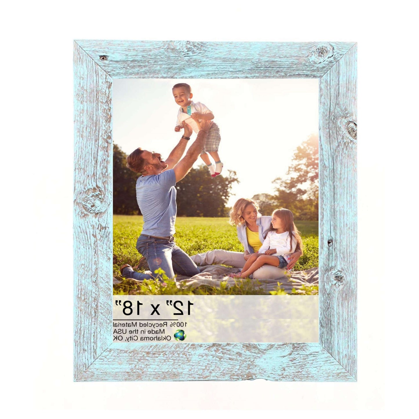 12X18  Rustic Blue Picture Frame