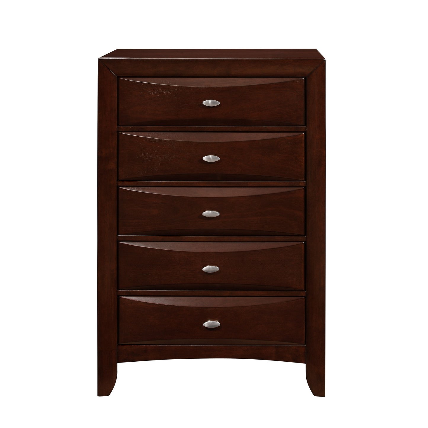 New Merlot Chest With 5 Chambared Drawer