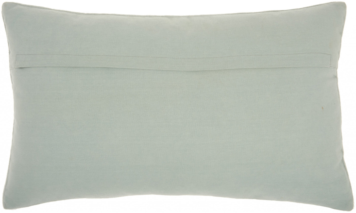 Brilliant Celadon Blue Lumbar Pillow