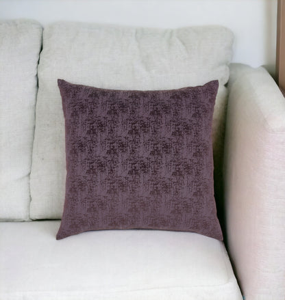 22" Plum Throw Pillow