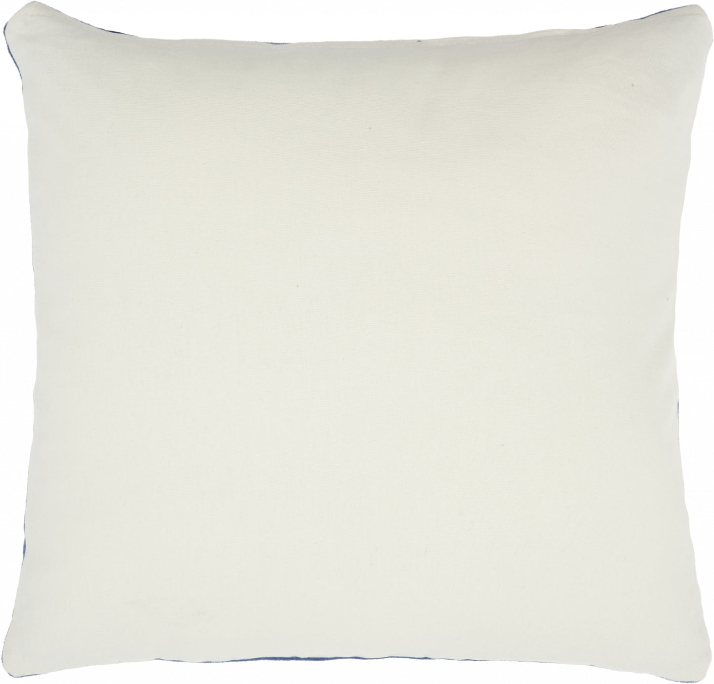 16" Navy Velvet Throw Pillow