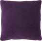 16" Purple Velvet Throw Pillow