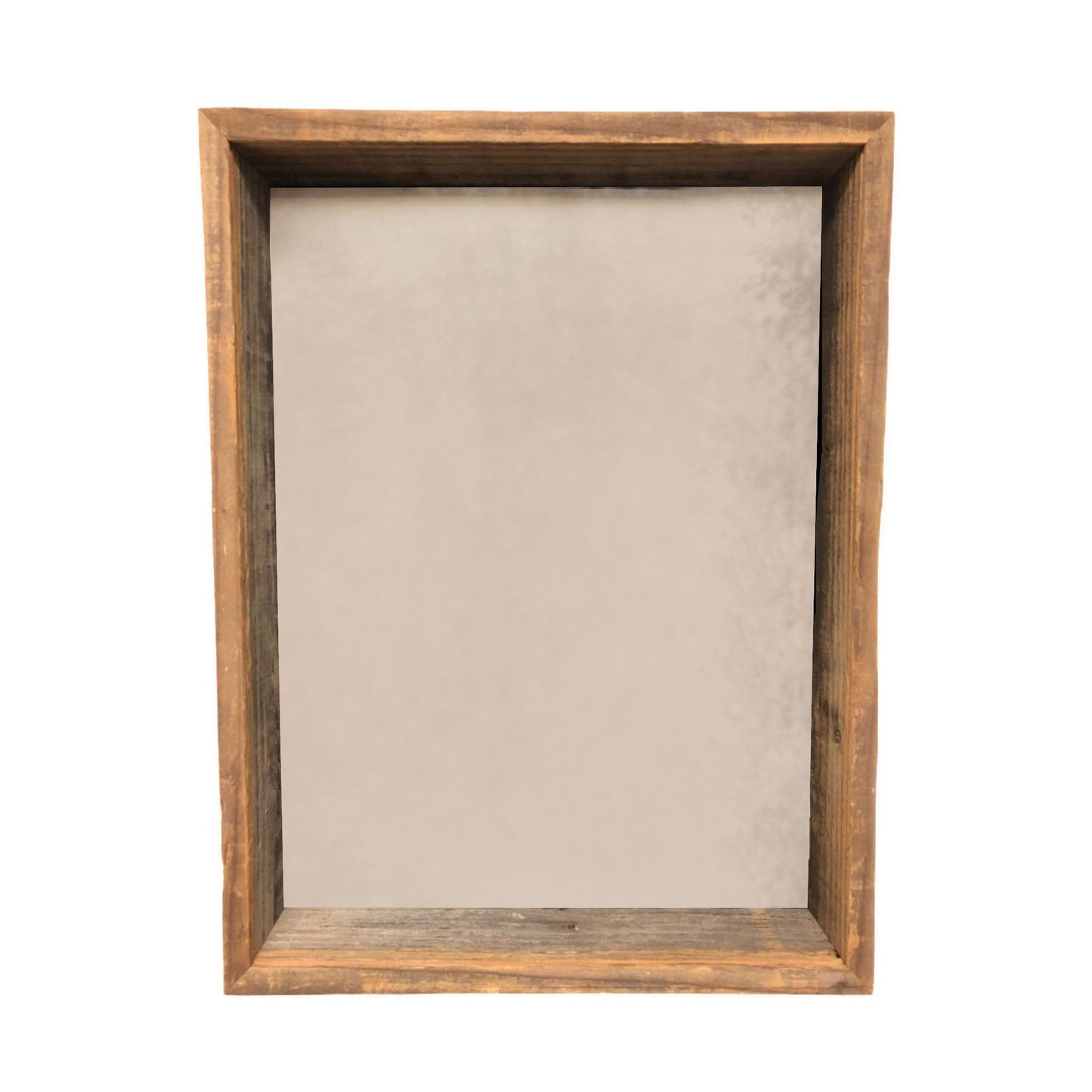 6” X 6” Rustic Farmhouse Gray Wood Shadow Box Frame