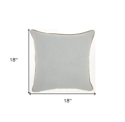 Periwinkle Embellished Throw Pillow