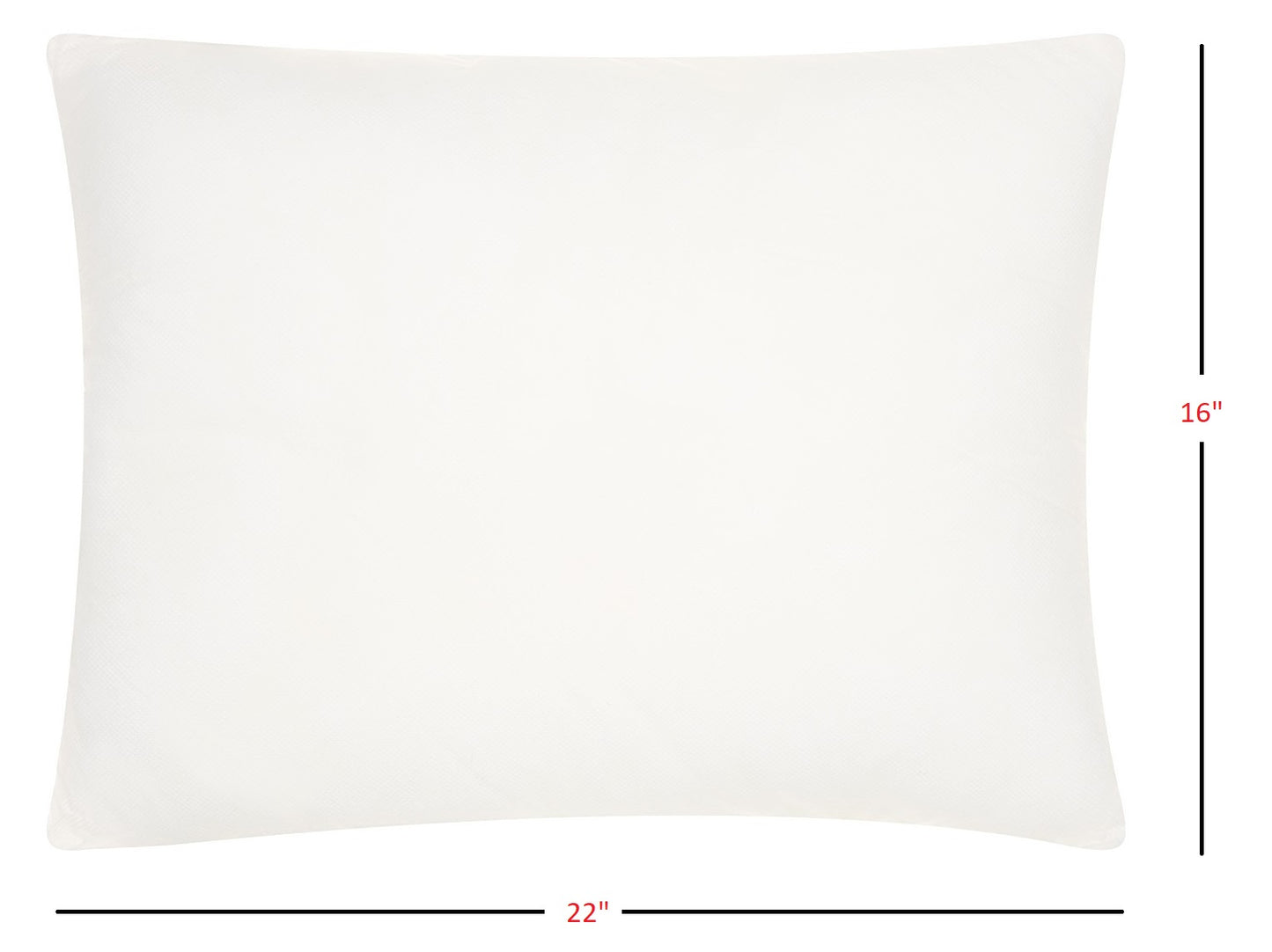 16" X 22" Choice White Lumbar Pillow Insert