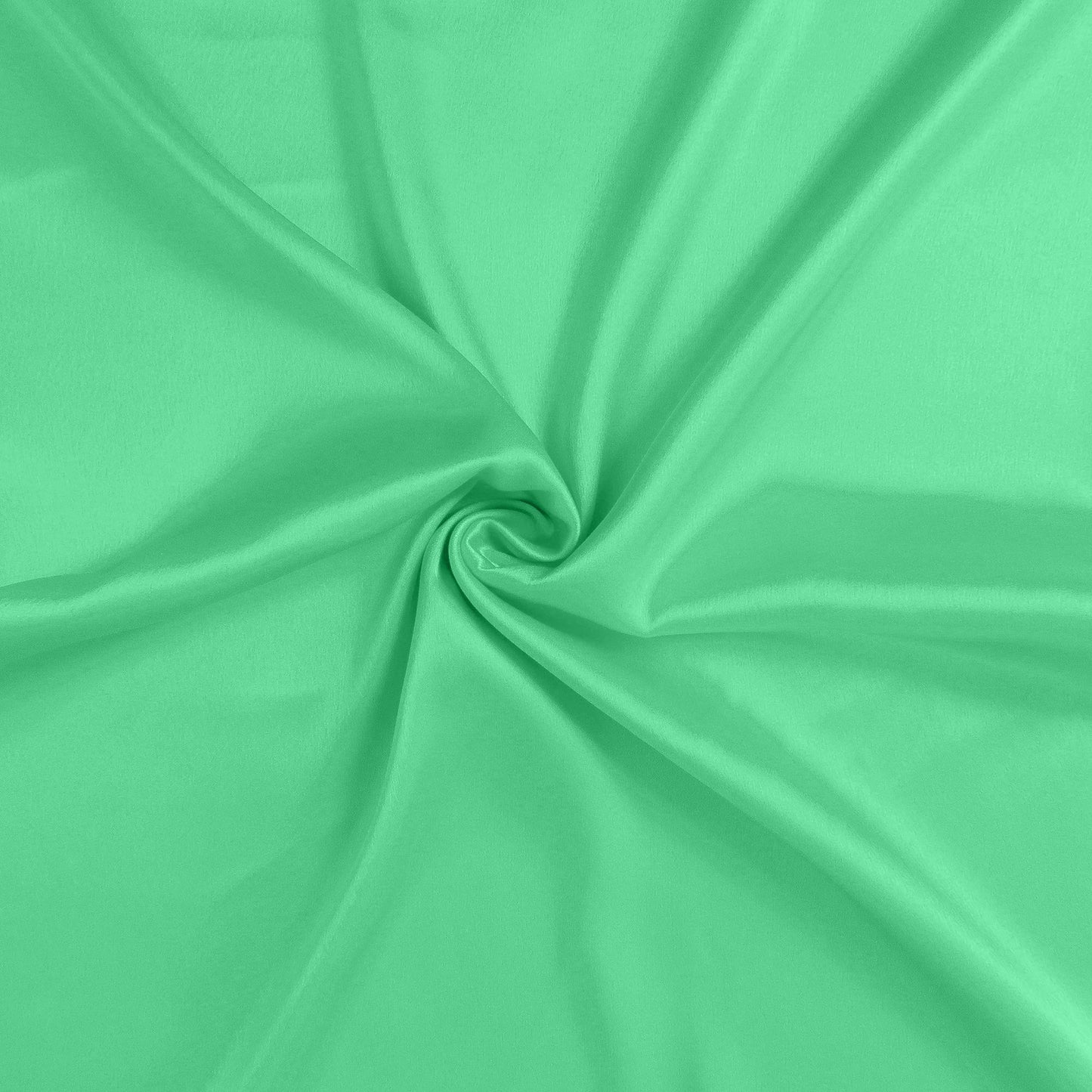 Green Dreamy Set Of 2 Silky Satin Queen Pillowcases