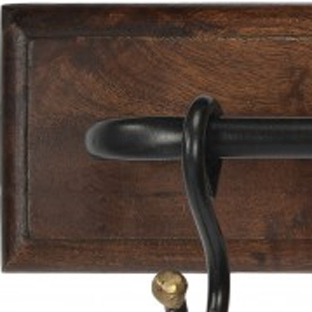 Glendo Iron & Wood Wall Rack