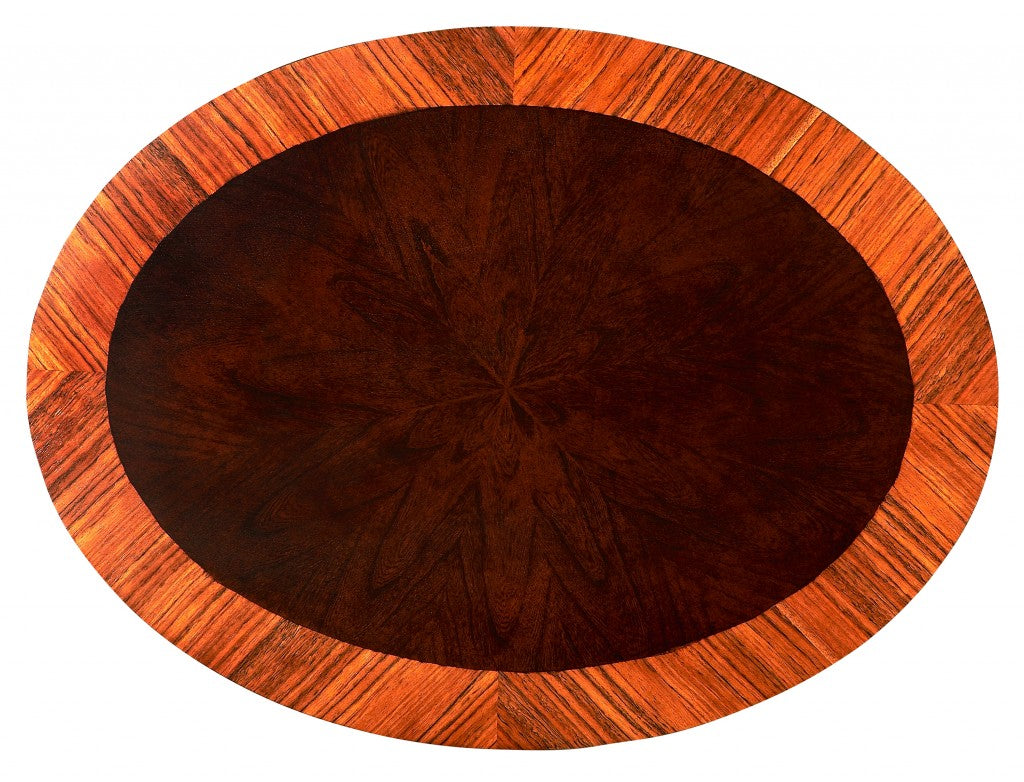 Cherry Nouveau Oval Accent Table