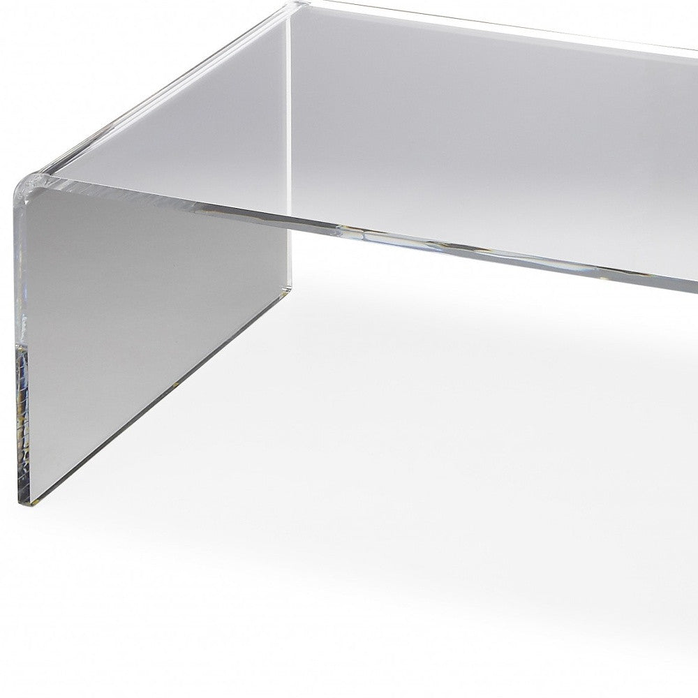 38" Clear Acrylic Coffee Table