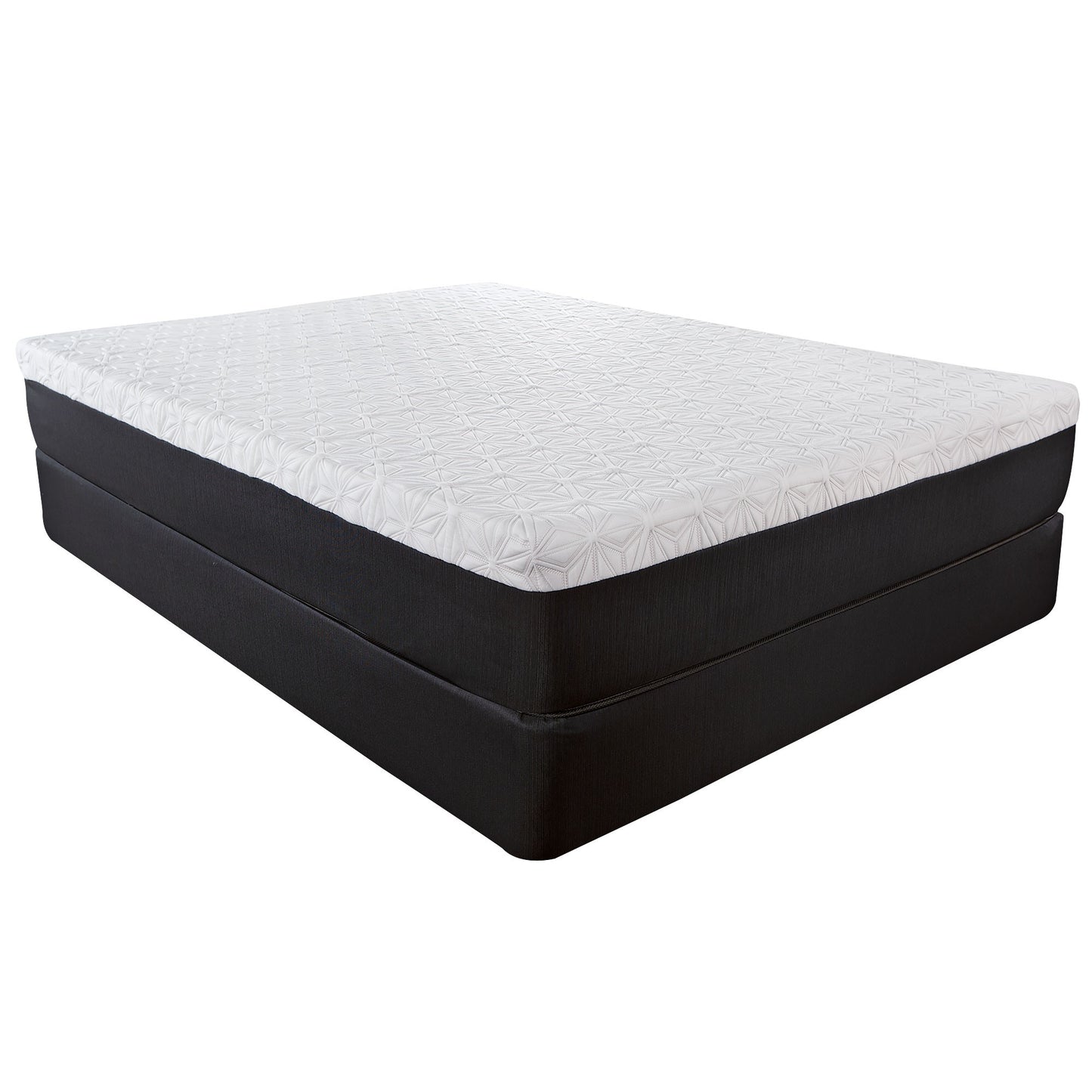 10.5" Lux Gel Infused Memory Foam And High Density Foam Mattress Twin