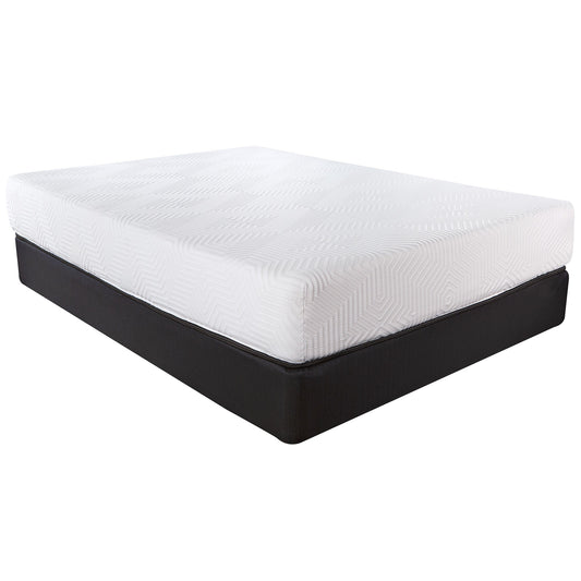 10.5" Hybrid Lux Memory Foam And Wrapped Coil Mattress Twin