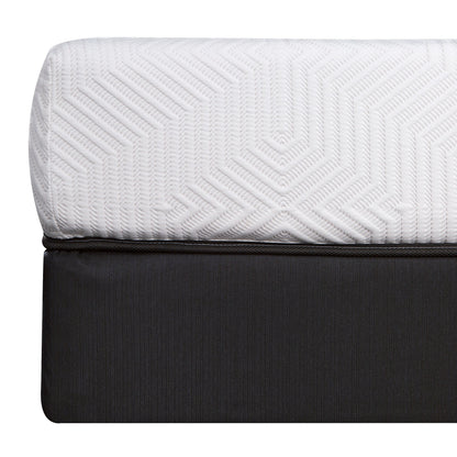 10.5" Hybrid Lux Memory Foam And Wrapped Coil Mattress Twin