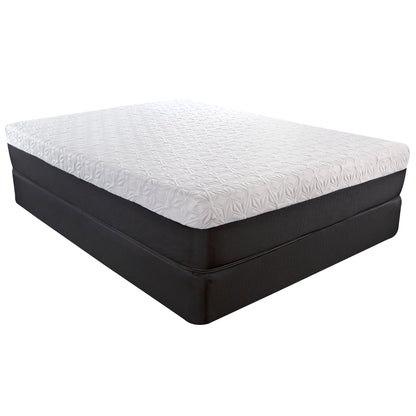 11.5" Lux Copper Infused Gel Memory Foam And High Density Foam Mattress Twin