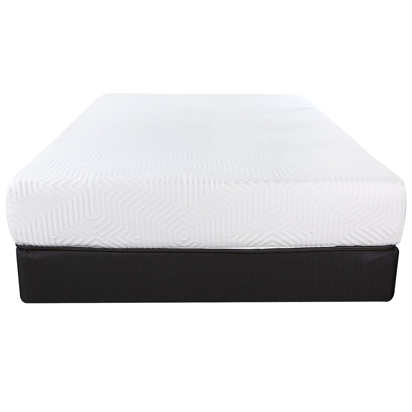 10.5" Hybrid Lux Memory Foam And Wrapped Coil Mattress Twin