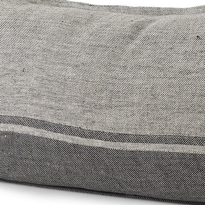 Light And Dark Gray Lumbar Throw Pillow Cover