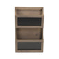 Two Tier Wooden Chalkboard Wall Storage