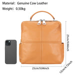 Load image into Gallery viewer, Commuter Hand-carrying Genuine Leather Women&#39;s Backpack First Layer Cowhide
