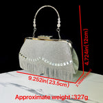 Load image into Gallery viewer, New Tassel KTV Princess Dinner Dress Hand Shoulder Crossbody Banquet Bag
