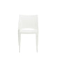 Set of Two White Stacking Indoor or Outdoor Chairs