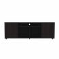 Black TV Stand Media Center with Two Cabinets